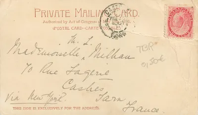 Torre Martello, St. John, N.B. — Detroit Photographic Co., n° 435 — copyright 1900 — Verso