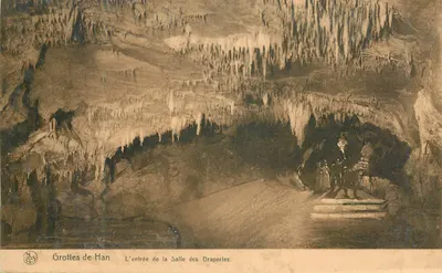 Jaskinie Han — Wejście do Sali Draperii — Wydawca JELS, nr 1