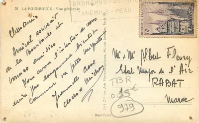 La Bourboule — Ogólny widok — Réal-Photo, n°78 — Rewers