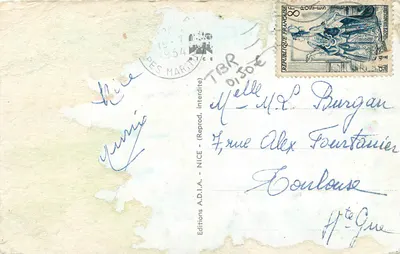 NICE — widok panoramiczny i turystyczny — Wydawnictwo A.D.I.A. - NICE — Rewers