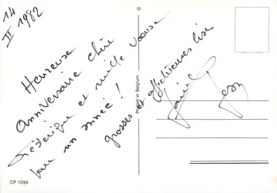 Dzieci w pokoju — scena zabawy — wydawca CP 1094 — Rewers