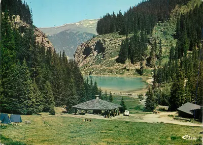 Courchevel (Savoie) — Visão do lago das Rosières — Impressora Courchevel