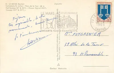 Catedral de São Julião — Le Mans (Sarthe) — Jipécolor — Verso