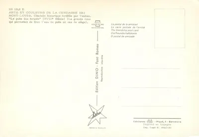 Mont-Louis — Historic fortified citadel built by Vauban — Edition DINO — Back