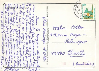 Eppstein — kurort w Schwarzachtal w Taunusie — wydawca Schöning & Co + Gebrüder Schmidt — Rewers