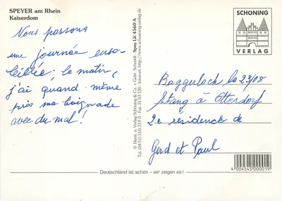 SPEYER nad Rynem — Kairzdom — Schöning Verlag, n° 4560 A — Rewers