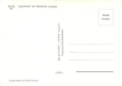 Corrente de Mimizan — Landes — Edição da Europa — Verso
