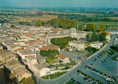 Belleville (Rhône) — Vista geral aérea — Repro Interdite - 36.000