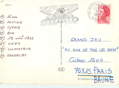 Gato e rato com bolo — J. JOAN — Éd. LYNA-PARIS — Verso