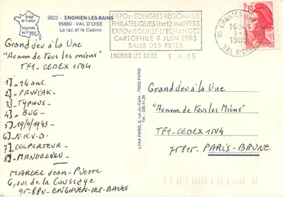 Lago da Une — Casino de Enghien-les-Bains — editor Lyma — Verso