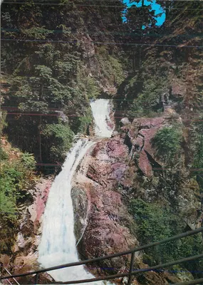 Cachoeira de Alleeheiligen — Oberer-Wasserfall, 7603 Allerheiligen im Schwarzwald, 620 m acima do nível do mar — editor: Aufn. Verlag Fotos Käshammer, 7593 Otterbieten