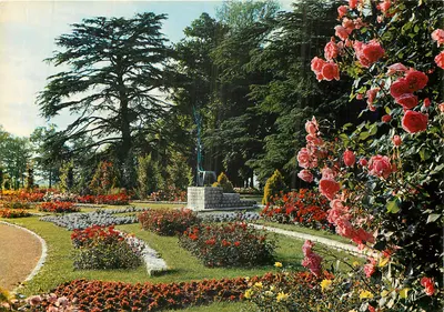 Jardim floral da Fonte — Olivet (Loire) — Edições Valoire, n° 3.717
