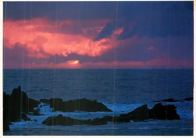 Pôr do sol no mar — Fotografia — Editions Cartolaser