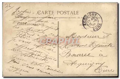 Souvenir d'Elbeuf — 4 vues encadrées — D. Pons — Rewers