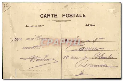 Neufchâtel-en-Bray — 'Marquis', cão guarda-barreira — Cliché G. Talbot - Édit. E. Beaubard — Verso