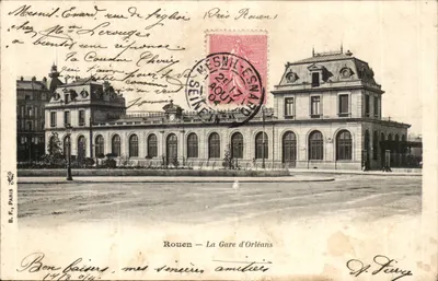 Rouen — A Estação de Orléans — B.F. Paris