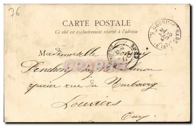 Rouen — O Jardim das Plantas — B.E. Paris — Verso