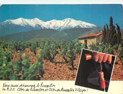 Côtes du Roussillon — Mont Canigou nevado — G.I.P. promocional