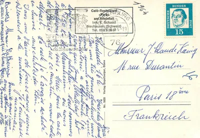 Schaffhausen — Rheinfall — Verlag Engleberger Stans n° 5820 — Verso