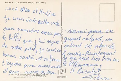 Casa em forma de sapato — Parque Kamla Nehru, Bombaim — Editor ELAR — Verso