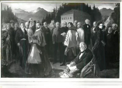 Cerimônia religiosa — Badeschloß Bad Gastein — editor desconhecido