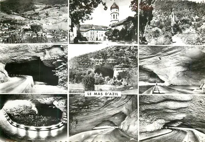 Le Mas d'Azil — sítio pré-histórico e grutas — editor Albi-Pouix