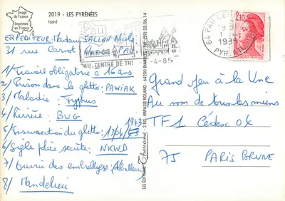 Chamois na skałach — Thôland — Wydawnictwo Thôland — Rewers
