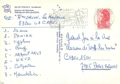Rezydencja Malgazon — Saint-Peray (Ardèche) — Wydawnictwo Ekonomii — Rewers