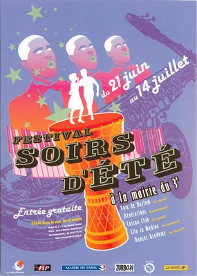 Festival Soirs d'Été — Paris — Mairie do 3e — editor: Mairie de Paris