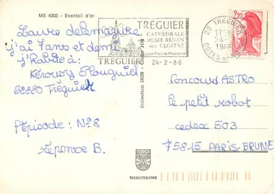 Folhas de outono — Treguier — Mexichrome — Verso