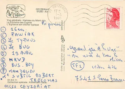 Ceyzeriat — Vista geral — editor Kollefrath-Tabac, n° KC 11 — Verso