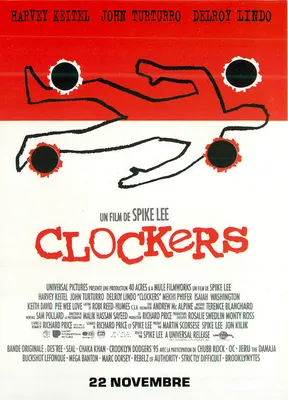 Cartaz do filme 'Clockers' — Spike Lee — Universal Pictures