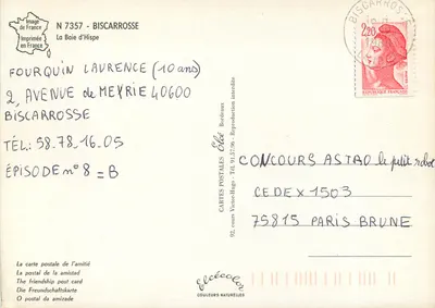 La Baie d'Hispe — Élécé — N° 7357 — Rewers