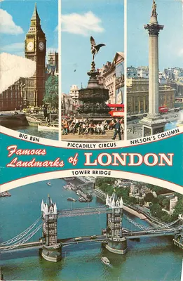 Famous Landmarks of LONDON — Natural Colour Series, éditeur : Photographic Greeting Card Co. Ltd., n° 1347