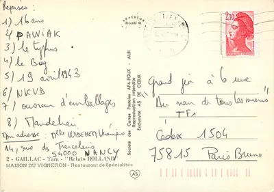 La Casa del Vignaiolo — Relais Rolland — Albi — Verso