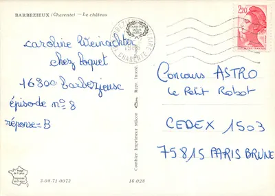 Barbezieux (Charente) — Zamek — Cing — Rewers