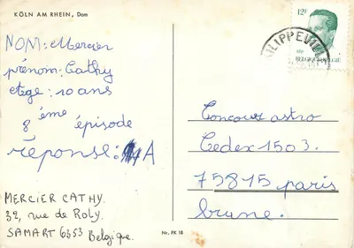 Cologne, Catedral do Dom — editor Nr. FK 18 — Verso