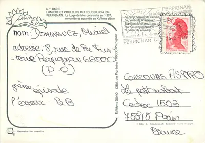 Perpignan — La Loge de Mer — Wydawnictwo DINO — Rewers