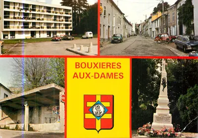 Bouxières-aux-Dames — vista da cidade, do monumento aos mortos e de um prédio — Edição EIVC 270