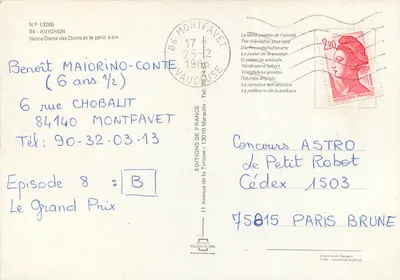 Notre-Dame des Doms — wydawca Éditions de la Timone, n° 13265 — Rewers