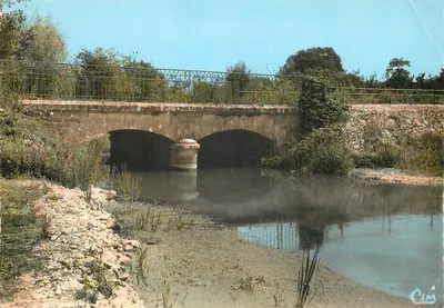 Bilhete postal moderno Pont do Ragnon, Lugny-Champagne (Cher)