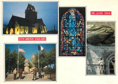 Ste-Mère-Eglise — 6 junho 1944 — Éditions Dubray