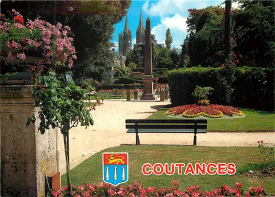 Coutances — O jardim público — Editores ARTAUD Frères