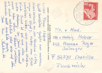 Sylt — Wyspa Nordfriesland — wydawca Verlag Schöning & Co, numer serii nie widoczny — Rewers