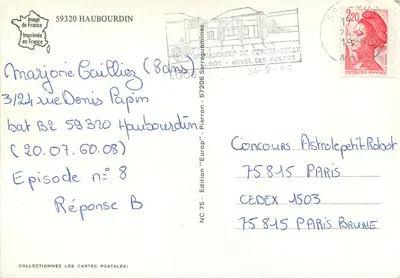 Haubourdin — Epizod nr 8 konkursu — Wydawnictwo Loos — Rewers