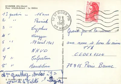 Place Aristide-Briand — Saint-Dizier (Haute-Marne) — Wydawca Mâcon — Rewers