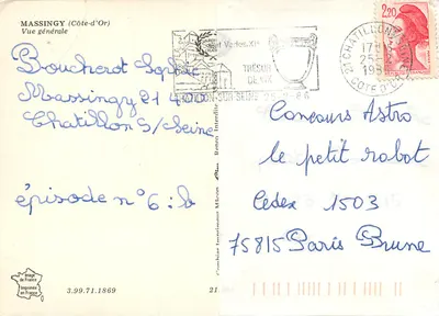 Massingy (Côte-d'Or) — Ogólny widok — Wydawca Mâcon — Rewers