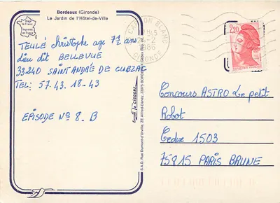 Il Giardino dell'Hôtel-de-Ville — Bordeaux — Edizione La Cigogne — Verso