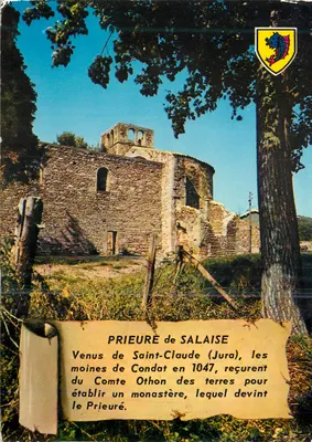 Prieuré de Salaïse — ruines d'un ancien monastère — éditeur non visible
