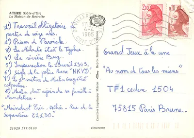 Villers-Poste — Igreja e edifícios — Dino, editor — Verso